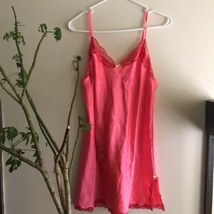 VS vintage slip silky sleep dress
